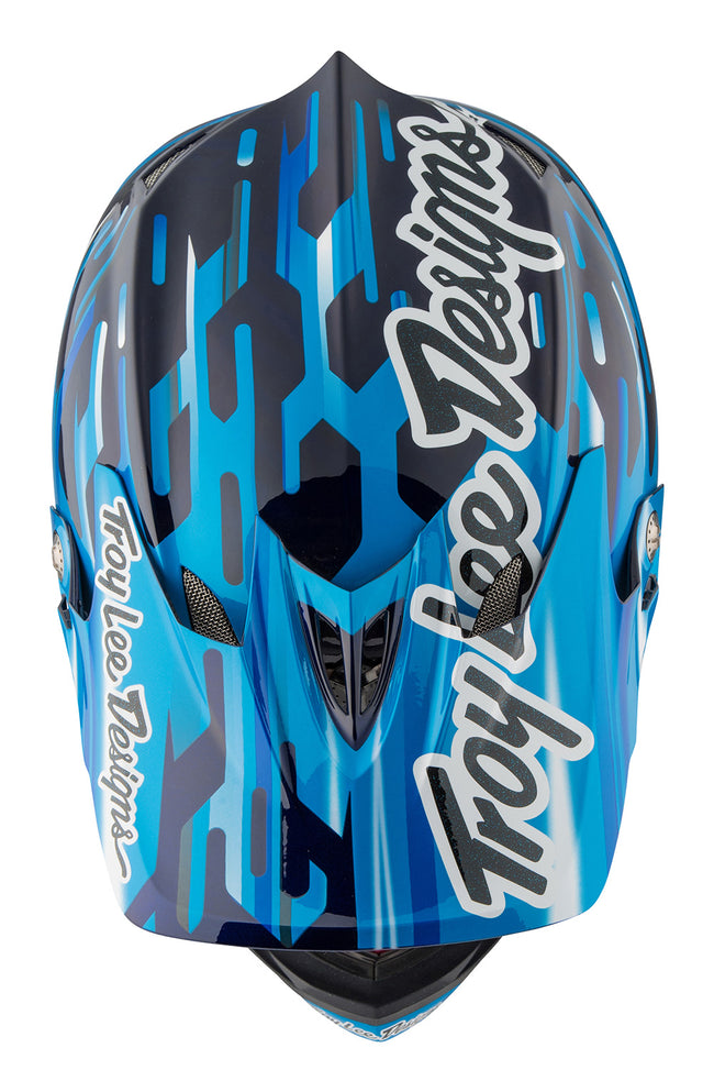 Troy Lee D3 Carbon MIPS Helmet-Code Blue - 6