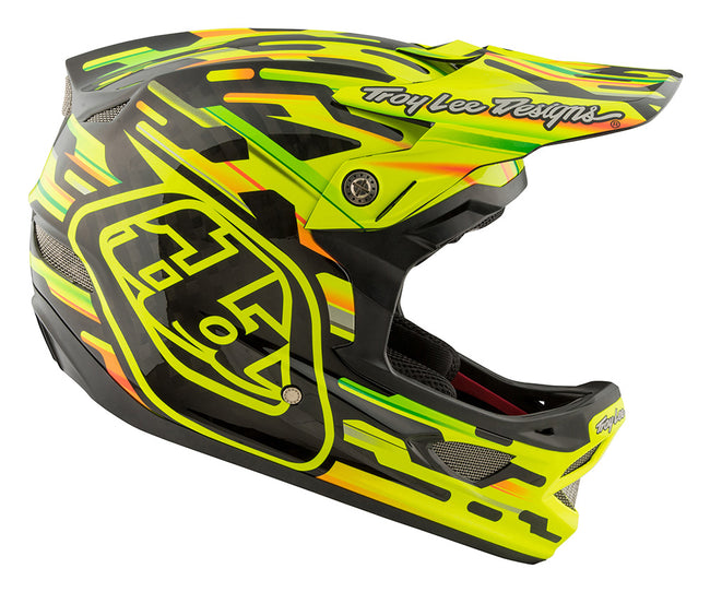 Troy Lee D3 Carbon MIPS Helmet-Code Yellow - 4