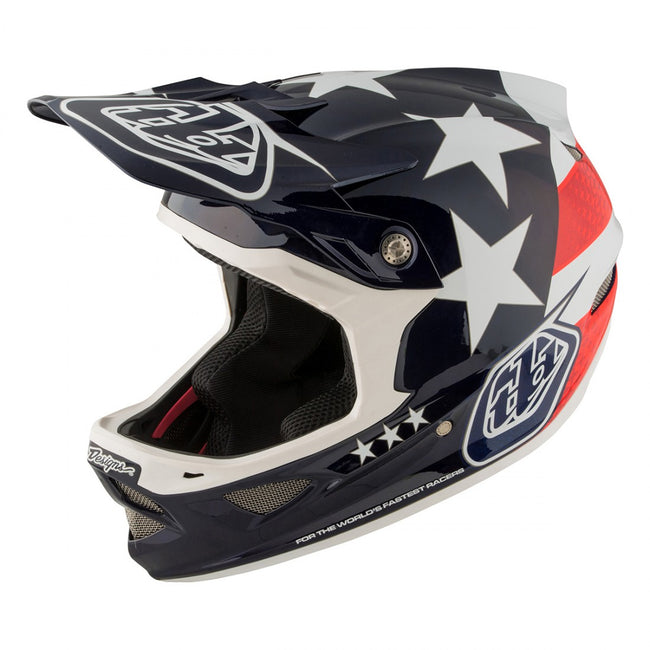 Troy Lee D3 Carbon MIPS Helmet-Freedom Blue - 1