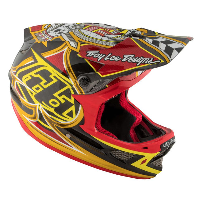Troy Lee D3 Carbon MIPS Helmet-Longshot Red - 3