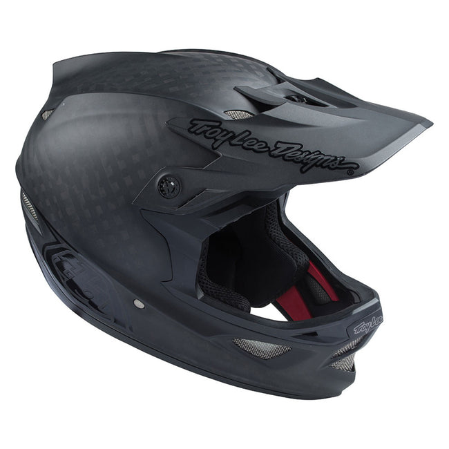 Troy Lee D3 Carbon MIPS Helmet-Midnight Black - 2