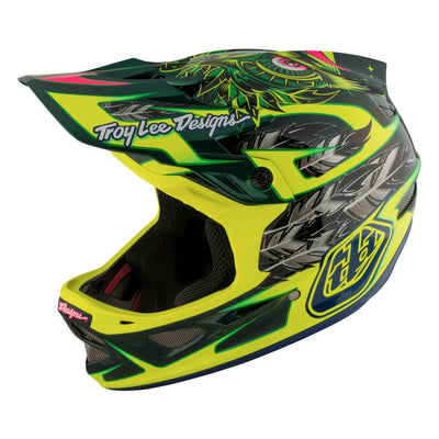 Troy Lee D3 Carbon MIPS Helmet-Nightfall Green