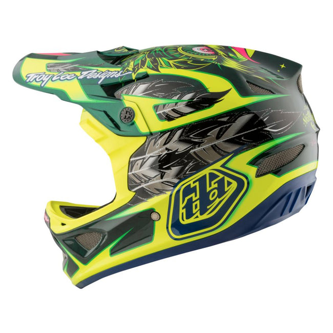 Troy Lee D3 Carbon MIPS Helmet-Nightfall Green - 6