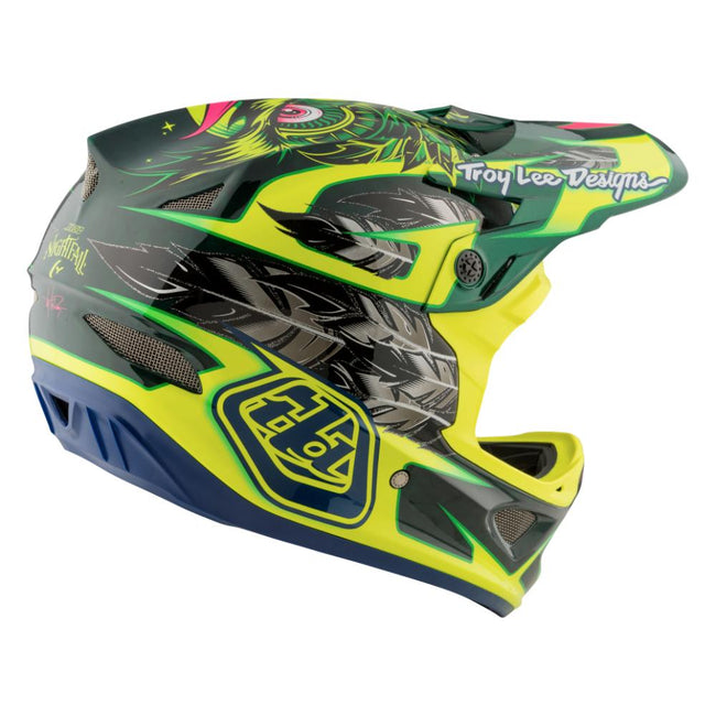 Troy Lee D3 Carbon MIPS Helmet-Nightfall Green - 7