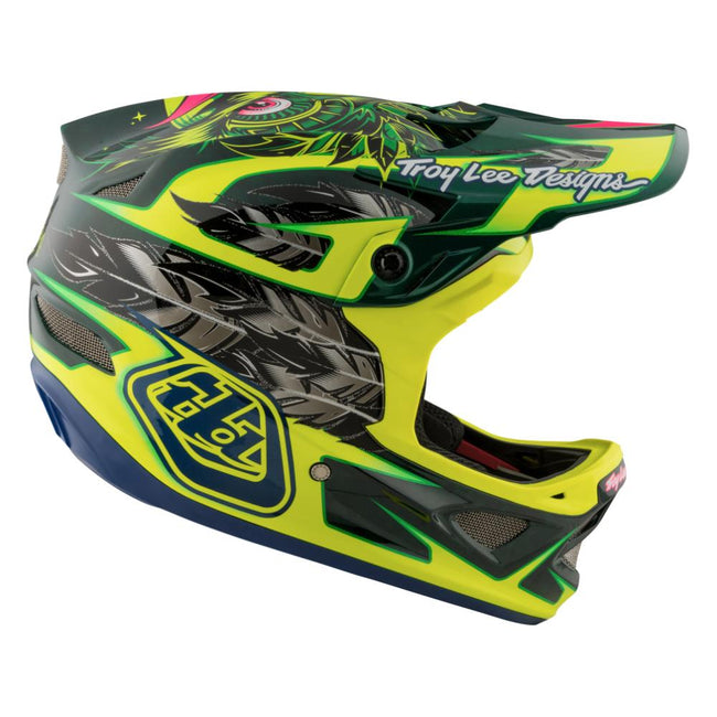 Troy Lee D3 Carbon MIPS Helmet-Nightfall Green - 5