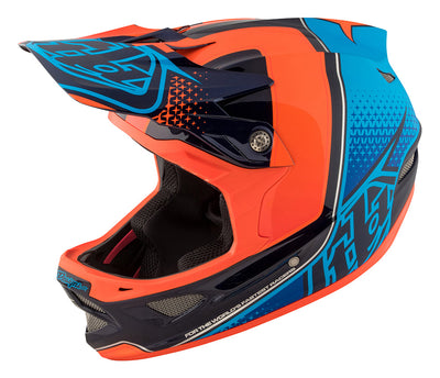 Troy Lee D3 Carbon MIPS Helmet-Starburst Orange