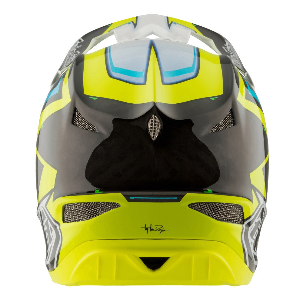 Troy Lee D3 Composite BMX Racing Helmet-Cadence Black/Yellow at