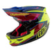 Troy Lee D3 Composite Helmet-Cadence Red/Yellow - 1