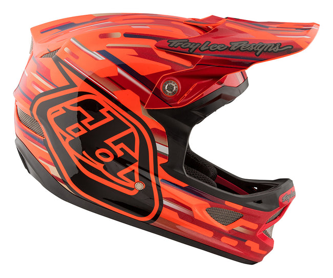 Troy Lee D3 Composite Helmet-Code Orange - 7