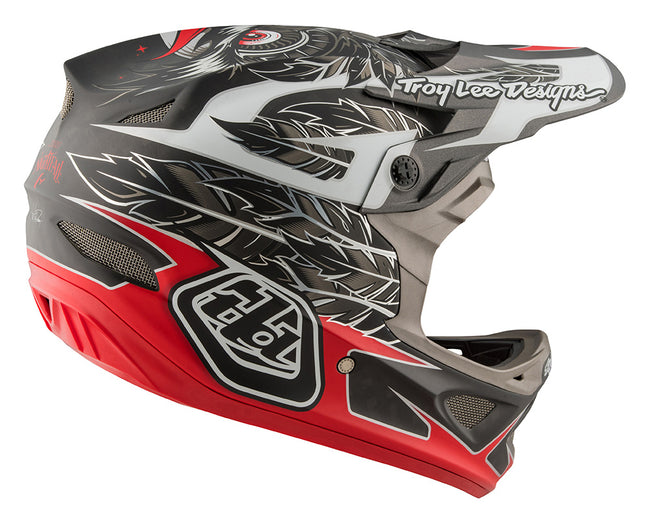 Troy Lee D3 Composite Helmet-Nightfall Black - 2