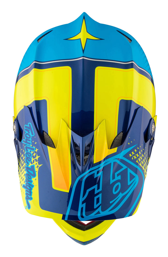 Troy Lee D3 Composite Helmet-Starburst Yellow - 6