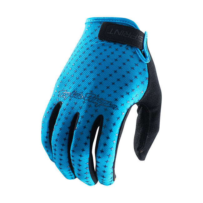 Troy Lee Sprint BMX Race Gloves-Cyan - 1