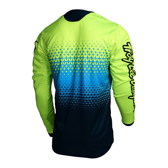 Troy Lee Sprint BMX Race Jersey-Starburst Fluorescent Yellow - 2