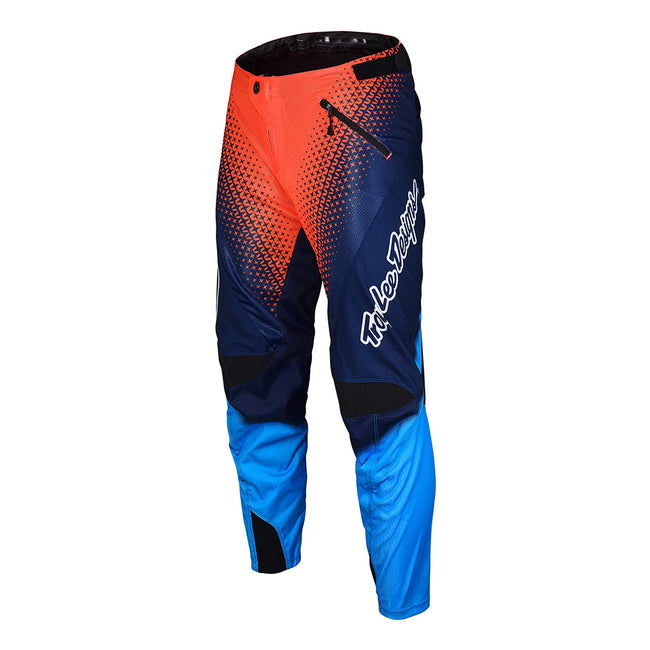 Troy Lee Sprint Pants-Starburst Navy/Orange - 1