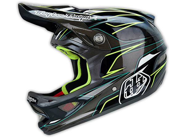 Troy Lee 2015 D3 Carbon Helmet-Evo Gray - 1