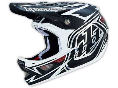 Troy Lee 2015 D3 Comp Helmet-Speeda White
