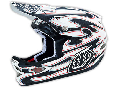 Troy Lee 2015 D3 Comp Helmet-Squirt White