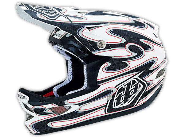 Troy Lee 2015 D3 Comp Helmet-Squirt White - 1