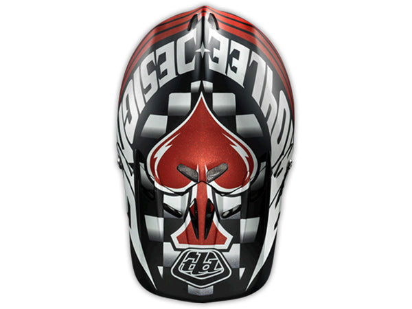 Troy Lee 2013 D2 Delta Composite Helmet-Ace Matte Black - 7