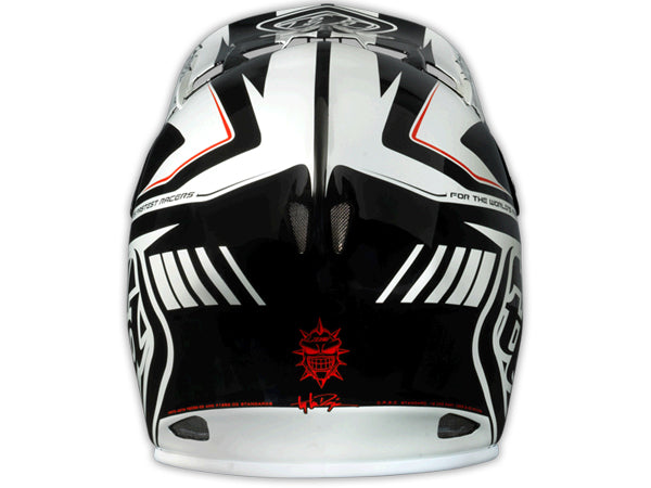 Troy Lee 2013 D2 Delta Composite Helmet-White/Black - 4