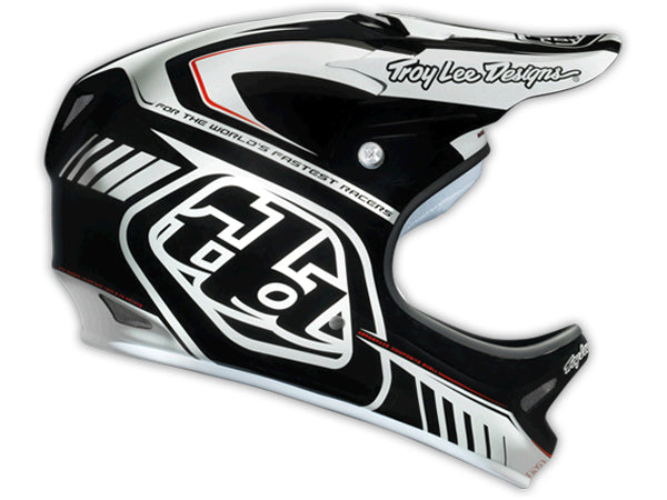 Troy Lee 2013 D2 Delta Composite Helmet-White/Black - 7