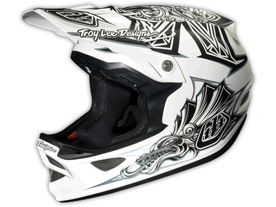 Troy Lee 2013 D3 Composite Helmet-Aztec White