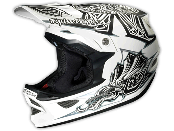 Troy Lee 2013 D3 Composite Helmet-Aztec White - 1