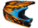 Troy Lee 2013 D3 Carbon Helmet-Thunder Orange - 2