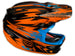 Troy Lee 2013 D3 Carbon Helmet-Thunder Orange - 6