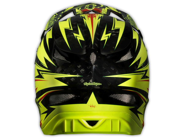 Troy Lee 2013 D3 Carbon Helmet-Thunder Yellow - 4