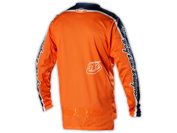 Troy Lee 2014 GP Air BMX Race Jersey-Factory Orange/Blue - 3