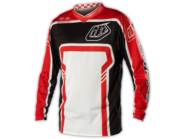 Troy Lee 2014 GP Air BMX Race Jersey-Factory-Black/Red - 2