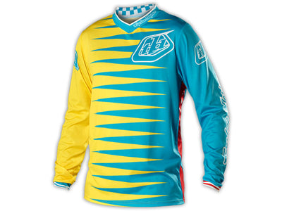 Troy Lee 2014 GP BMX Race Jersey-Joker Blue/Yellow