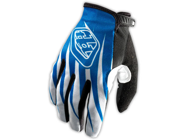 Troy Lee Sprint BMX Race Gloves-Blue/Black/White - 1
