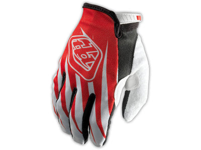Troy Lee Sprint BMX Race Gloves-Red/White/Black