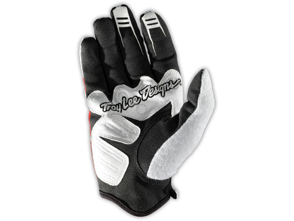Troy Lee Sprint BMX Race Gloves-Red/White/Black - 2