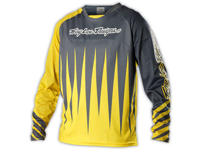 Troy Lee 2014 Sprint BMX Race Jersey-Joker Yellow/Gray