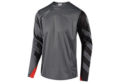 Troy Lee Sprint BMX Race Jersey-Escape-Grey/Black