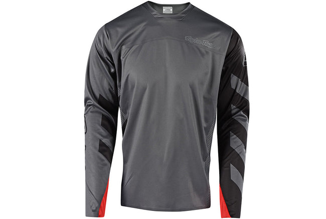 Troy Lee Sprint BMX Race Jersey-Escape-Grey/Black - 2
