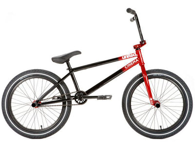 United X Cinema BMX Bike-20.65"TT-Gloss Red to Black Fade