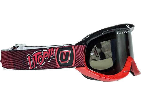 utopia goggles Utopia Slayer Pro MX Poison Goggle-Red/Black