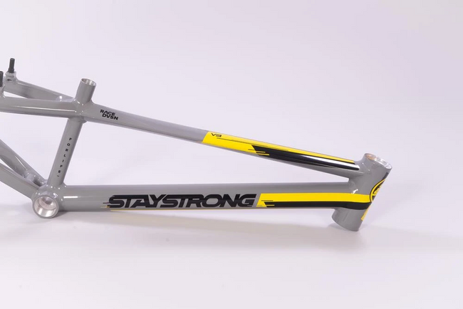 Stay Strong For Life V3 BMX Race Frame-Grey - 13