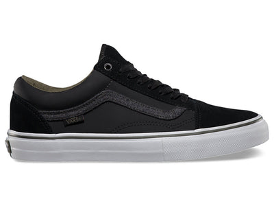 Vans Old Skool 92 Pro Shoes-Black/Wool