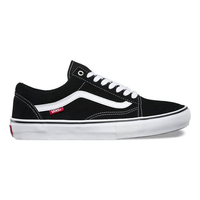 Vans Old Skool 92 Pro Shoes-Black/White/Red - 1