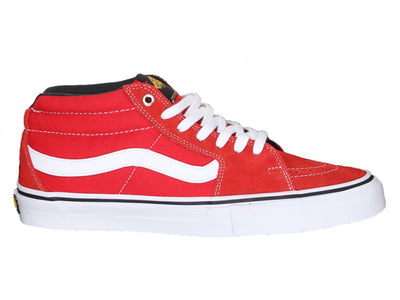 Vans SK8 Mid Reissue Shoes-Red