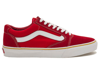 Vans TNT 5 Shoes-Red/Gold/White
