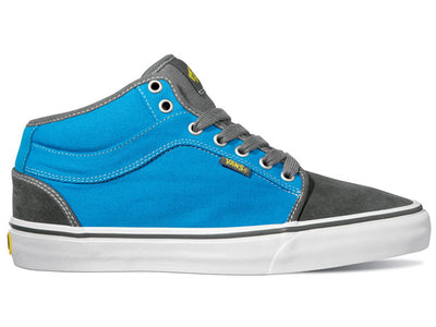 Vans Chukka Mid Shoes-Charcoal/Bright Blue