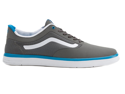 Vans LXVI Graph Shoes-Charcoal/Light Blue