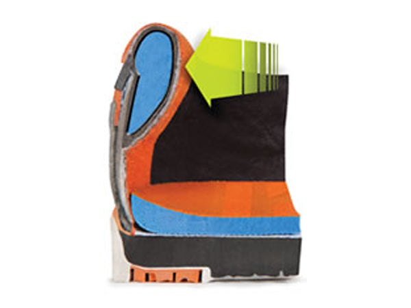 Vans LXVI Variable Shoes-Olive/Black/Orange - 4