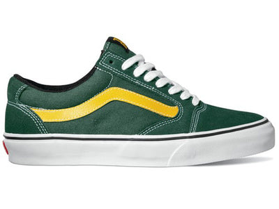 Vans TNT 5 Shoes-Oak Green/Yellow